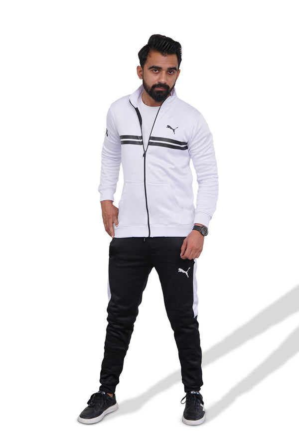 Track Suit White - Pumaa