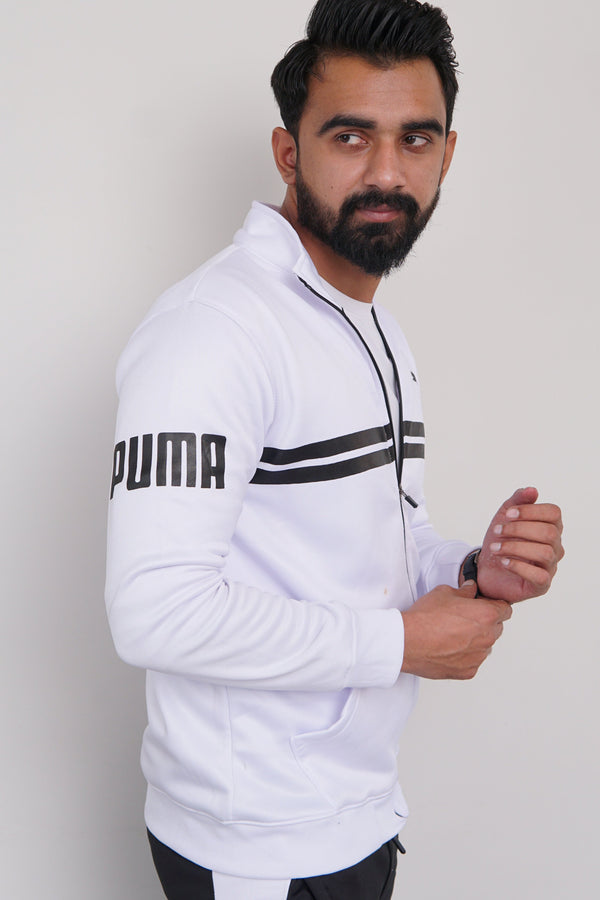 Track Suit White - Pumaa